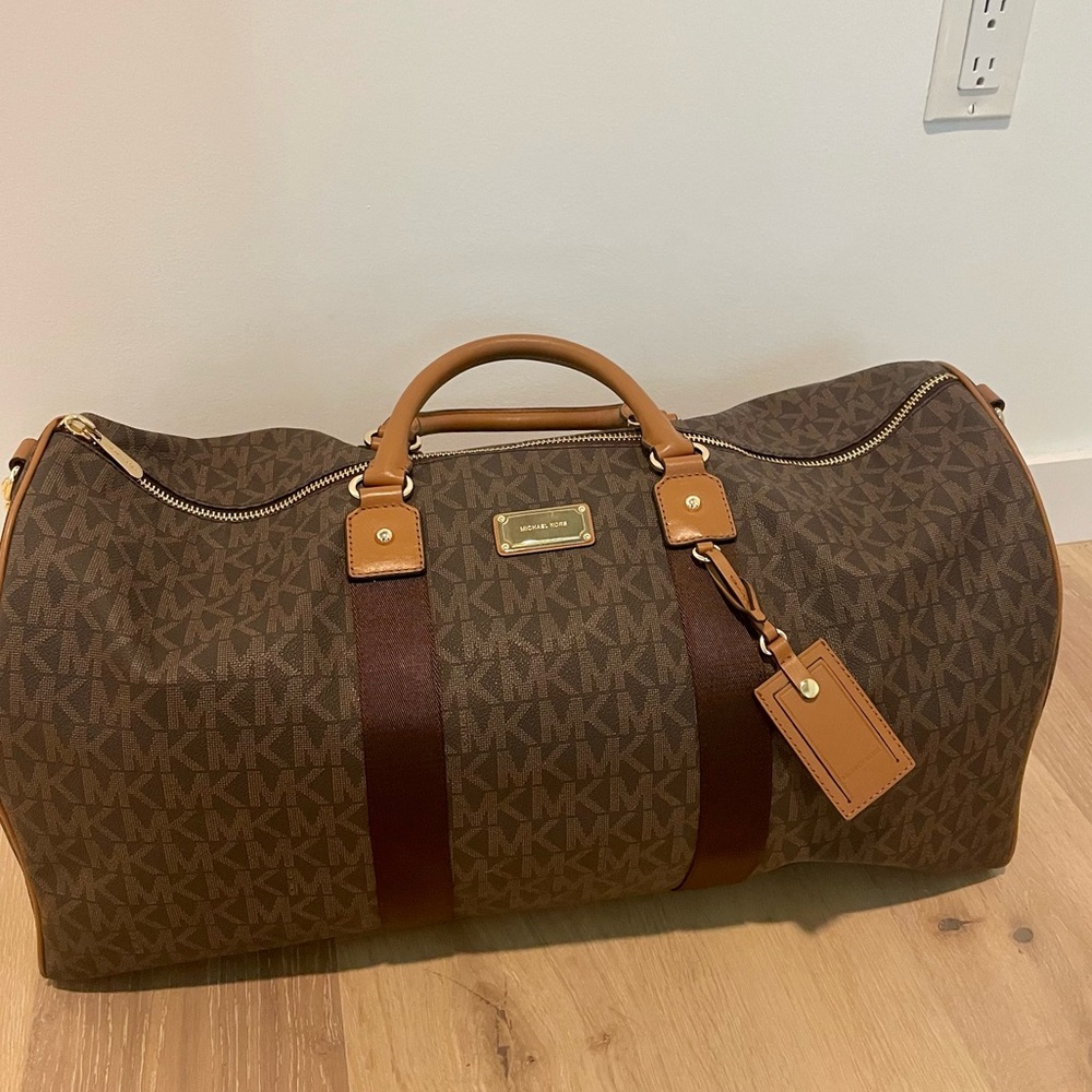 Michael Kors monogram duffle
